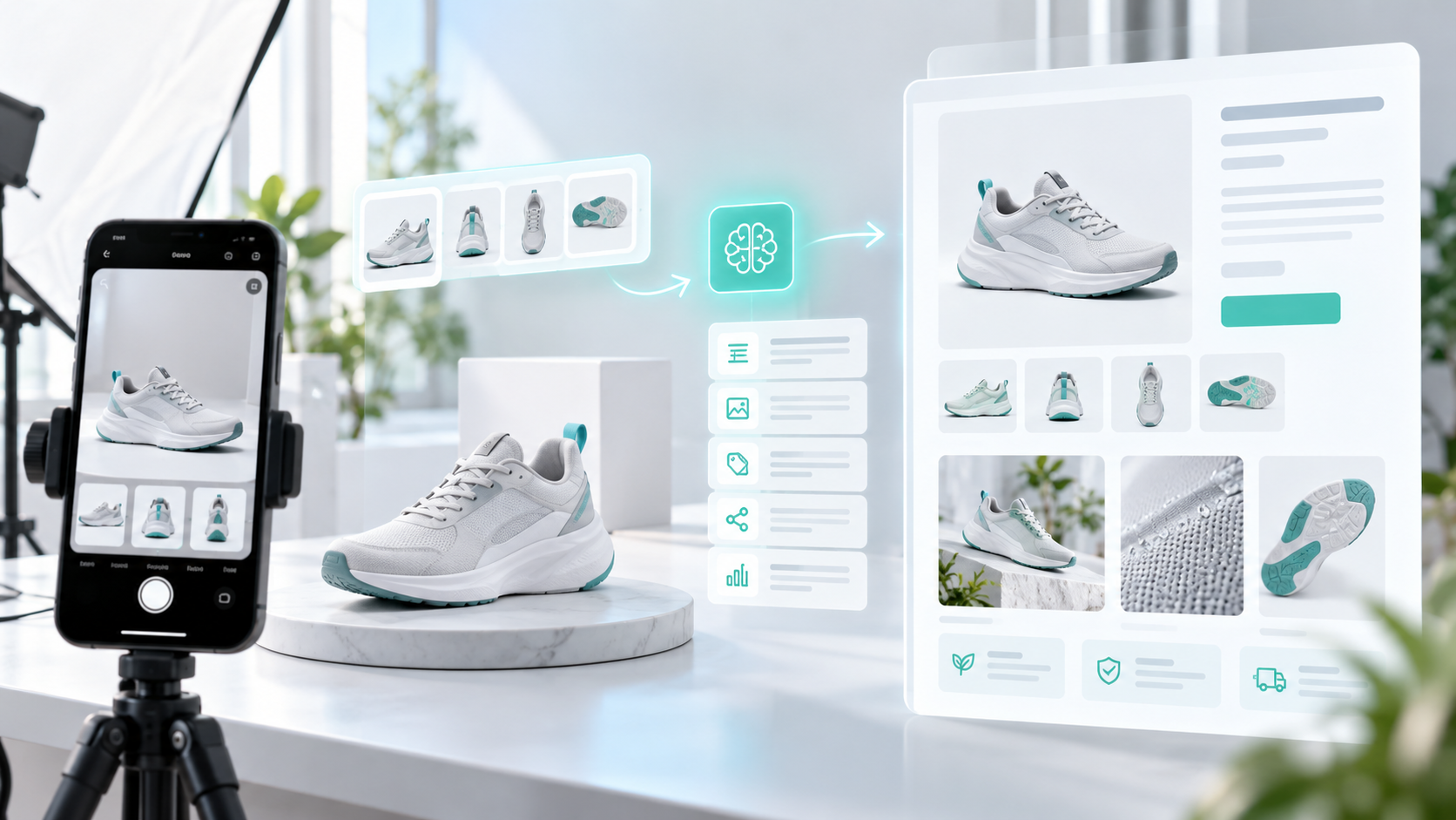 Wizualizacja automatycznego tworzenia ofert e-commerce